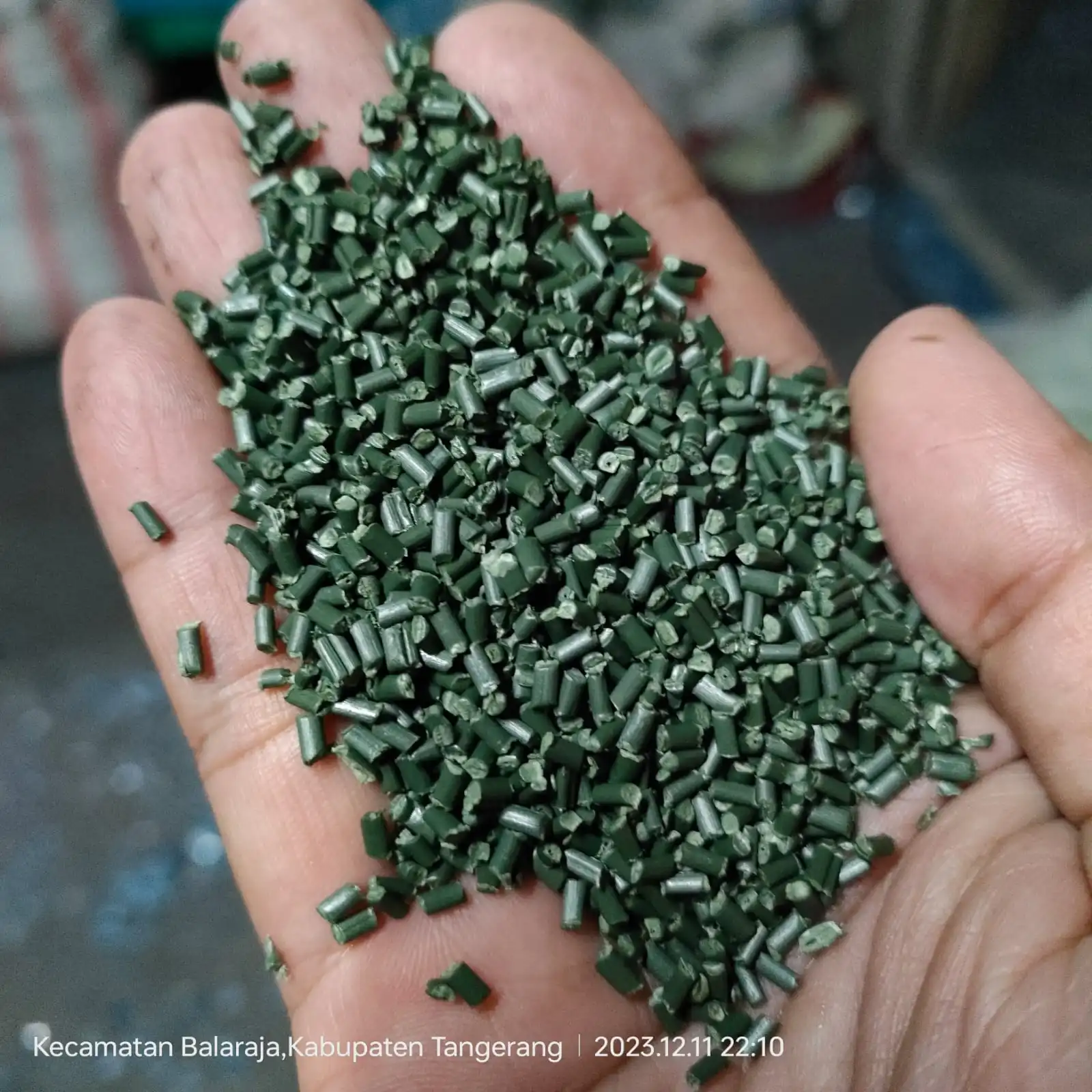 Biji plastik PP hasil produksi langsung di Balaraja, Kabupaten Tangerang